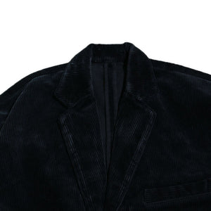 Porter Classic Corduroy Classic Jacket - BLACK - Porter Classic Corduroy Jacket [PC-018-1166]