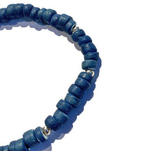 画像をギャラリービューアに読み込む, SunKu  Indigo Dye Beads Bracelet (M beads) [SK-068-E]
