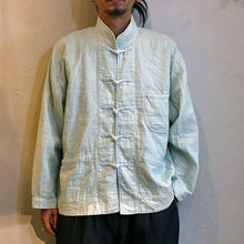 Load image into Gallery viewer, Porter Classic GAUZE CHINESE JACKET Porter Classic Gauze Chinese Jacket (TURQUOISE) [PC-056-1871]
