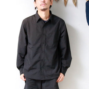MOSSIR Port Town Mosir Supplex Nylon Long Sleeve Shirt (Black) [MOST006]