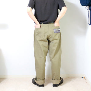 "JOHN GLUCKOW" Field Trousers ジョン・グラッコー フィールド トラウザー （オリーブ） [JG94301]