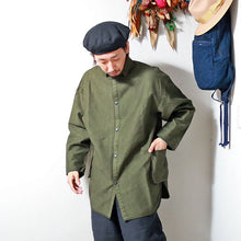 Load image into Gallery viewer, Porter Classic MOLESKIN SHIRT JACKET Porter Classic Moleskin Shirt Jacket (OLIVE) [PC-019-1724]
