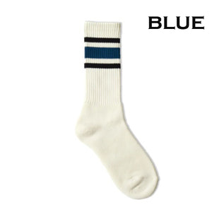 DECKA QUALITY SOCKS - 80's Skater Socks Online store Limited Color Deca Quality Socks（红）（黄）（蓝）[de-11]
