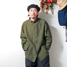 Load image into Gallery viewer, Porter Classic MOLESKIN SHIRT JACKET Porter Classic Moleskin Shirt Jacket (OLIVE) [PC-019-1724]
