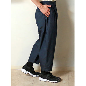 Porter Classic POPLIN BEBOP 裤子 - Porter Classic 府绸 Bebop 裤子（海军蓝）[PC-035-1841]
