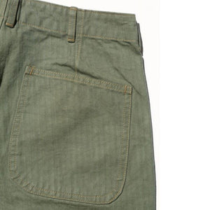 "JOHN GLUCKOW" Field Trousers ジョン・グラッコー フィールド トラウザー （オリーブ） [JG94301]