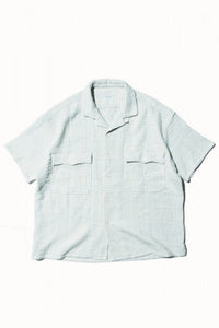 Porter Classic SASHIKO SUPER LIGHT KEROUAC SHIRT / ポータークラシック サシコ スーパーライト ケルアックシャツ- WHITE - [PC-048-1030]