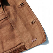 Load image into Gallery viewer, Porter Classic Corduroy Classic vest Porter Classic Corduroy Best (GOLDEN BROWN) [PC-018-1167]
