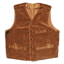 Load image into Gallery viewer, Porter Classic Corduroy Classic vest Porter Classic Corduroy Best (GOLDEN BROWN) [PC-018-1167]
