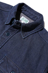 JELADO Unionworkers Shirt 〈ネルシャツ〉 レギュラー丈 （インディゴ）[JP52130]