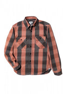 JELADO Unionworkers Shirt <Flannel shirt> Short length (Brick Brown) [JP52129]