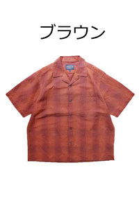 PENDLETON/ Pendleton Open Collar Shirts (Blue) (Brown) [MN-0275-0017]