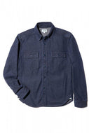 JELADO Unionworkers Shirt <Flannel shirt> Regular length (Indigo) [JP52130]