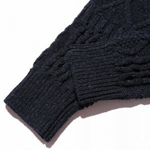 JELADO "BASIC COLLECTION" Cable Knit Pants ジェラード ケーブル ニット パンツ （フェイドネイビー） [JP53322]