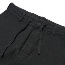 Load image into Gallery viewer, Porter Classic Sashiko Strech Wide Pants (BLACK) [PC-018-1168]
