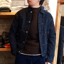 Load image into Gallery viewer, Stevenson Overall Co. Chenilie Knit Sweater Dark Brow [SO-CS]
