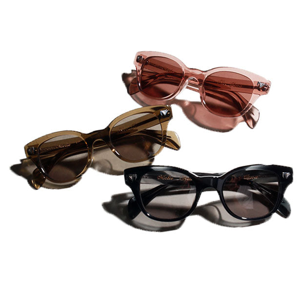 大得価好評新品 デミアン DEMIAN サングラス 素敵眼鏡MICHIO レイバン 60sドイツ製型 New 吊り下げ コンビフレーム 眼鏡 黒 シルバー ビンテージ型 セル、プラスチックフレーム