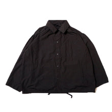 Load image into Gallery viewer, Porter Classic WEATHER GATHERED JACKET Porter Classic Weather Gathered Jacket (BLACK) [PC-026-2133]
