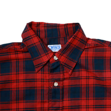 Load image into Gallery viewer, CWORKS Nerd Sea Works Nerd Check Shirt (Red) (Camel) [CWST013]
