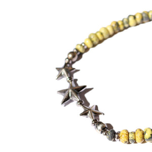 SunKu Star Beads Bracelet サンク スタービーズ ブレスレット （イエロー）[SK-139-YLW-E]