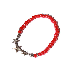 SunKu Star Beads Bracelet サンク スタービーズ ブレスレット （レッド）[SK-139-RED-E]