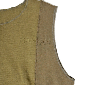 USED​​ Remake Ducking Knit Vest (European Military Wool Knit Vests) Remake military wool vest [SV056]