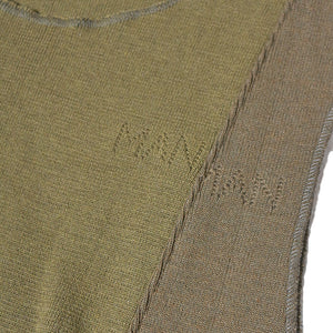 USED Remake Ducking Knit Vest （European Military Wool Knit Vests） リメイク ミリタリー ウール ベスト [SV056]