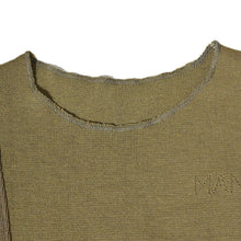 将图片加载到图库查看器，USED​​ Remake Ducking Knit Vest (European Military Wool Knit Vests) Remake military wool vest [SV056]
