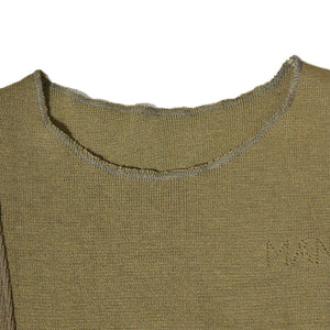 USED​​ Remake Ducking Knit Vest (European Military Wool Knit Vests) Remake military wool vest [SV056]