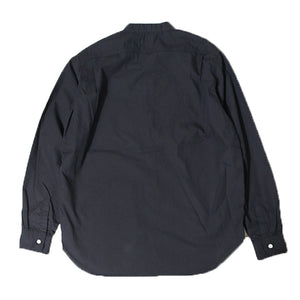 CWORKS Brooklyn/ブルックリン  - band collar shirt（black）by FINE CREEK [CWST006]