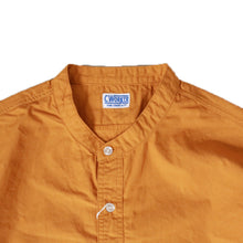 画像をギャラリービューアに読み込む, CWORKS Brooklyn/ブルックリン  - band collar shirt（orange）by FINE CREEK [CWST006]
