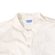 画像をギャラリービューアに読み込む, CWORKS Brooklyn/ブルックリン - band collar shirt（white）by FINE CREEK [CWST006]
