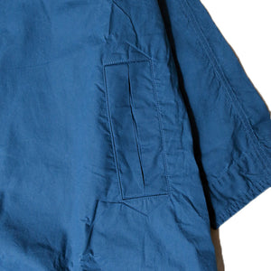 Porter Classic PARAFFIN CORDUROY SWING COAT Porter Classic Paraffin Corduroy Swing Coat (BLUE) [PC-057-1720]