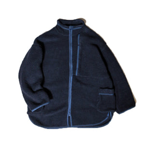 PORTER CLASSIC FLEECE SHIRT JACKET Porter Classic Fleece Shirt Jacket (NAVY) [PC-022-1746]