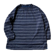 Porter Classic - FISHERMAN'S LINEN SMOCK SHIRT Porter Classic Fisherman's Linen Smock Shirt (NAVY) [PC-021-1834]