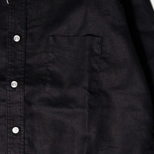 CWORKS Brooklyn Linen by FINE CREEK - band collar shirt - シーワークス ブルックリン（yellow）（black）（white）[CWST010]