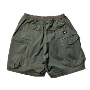 NULL TOKYO NULL OUTSIDE SHORTS Null Tokyo Null Outside Shorts (Olive) (black) [NULL-030EX]