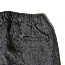 将图片加载到图库查看器，CWORKS Glass - 法式中国休闲裤 - Seaworks Glass Easy Pants (Denim) (Black) [CWPT013]
