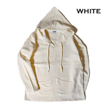 Load image into Gallery viewer, CWORKS Alaia Linen Mexican Parka Seaworks Alaia Linen Mexican Parka (white) (Black) [CWST009]
