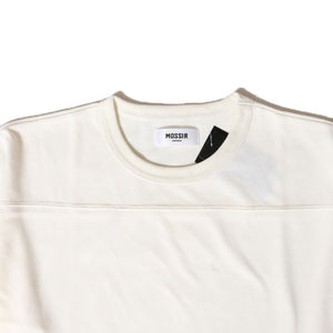 MOSSIR Thomas C-Like Crew Neck  モシール トーマス  シーライク フットボール Tシャツ（white）[MOCU004]