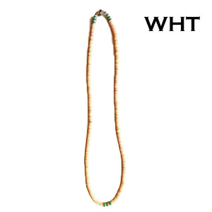 SunKu Heishi Shell Necklace &amp; Bracelet (WHT) (BRN) (PPL) [SK-056]