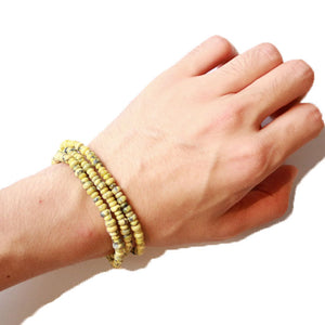 Sunku 黄色绿松石项链和手链 [SK-004]
