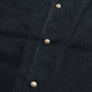 Porter Classic PC KENDO SHIRT JACKET W/SILVER BUTTONS Porter Classic Kendo Shirt Jacket (DARK NAVY) [PC-001-1421]