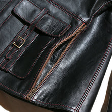 Load image into Gallery viewer, JELADO EASTWEST Leather JKT &quot;SMOKE&quot; Kip Leather ( BLACK ) [5MB-7908]
