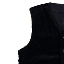 画像をギャラリービューアに読み込む, Porter Classic Corduroy Classic vest -BLACK - ポータークラシック コーデュロイ ベスト [PC-018-1167]
