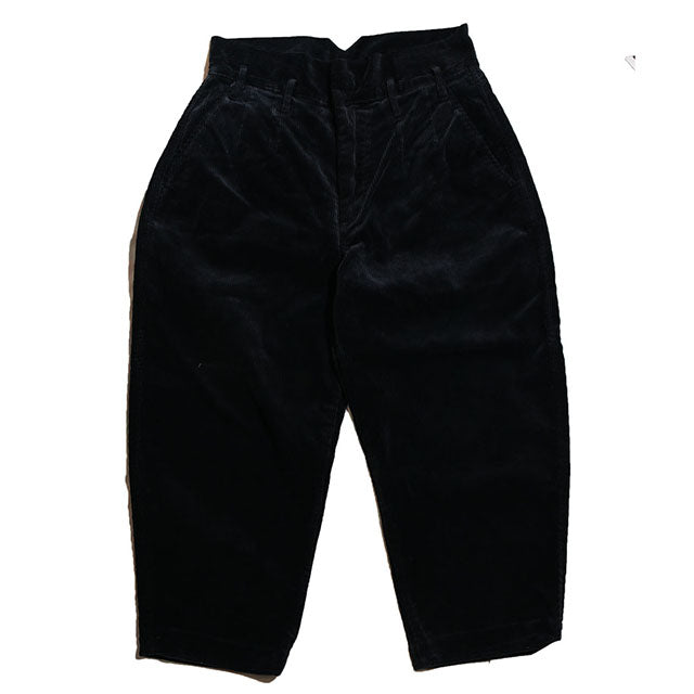 Porter Classic Corduroy Classic Pants - BLACK - ポータークラシック