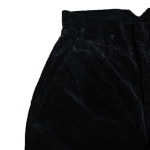 Porter Classic Corduroy Classic Pants - BLACK - Porter Classic Corduroy Pants [PC-018-1168]