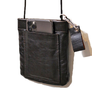 ERIGAH FIELD(M) erigah field - shoulder leather pouch