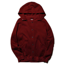 Load image into Gallery viewer, Stevenson Overall Co. Detachable Hooded Athletic Jacket - DA (Burgundy) [SO-DA]
