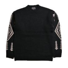 Load image into Gallery viewer, PENDLETON Crew Neck Pullover Knit Pendleton Crew Neck Pullover Knit - Hading - (Black) [MN-0575-2000]
